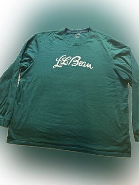 LLBean long Sleve T Shirt XXXL. Forrest Green 🥾